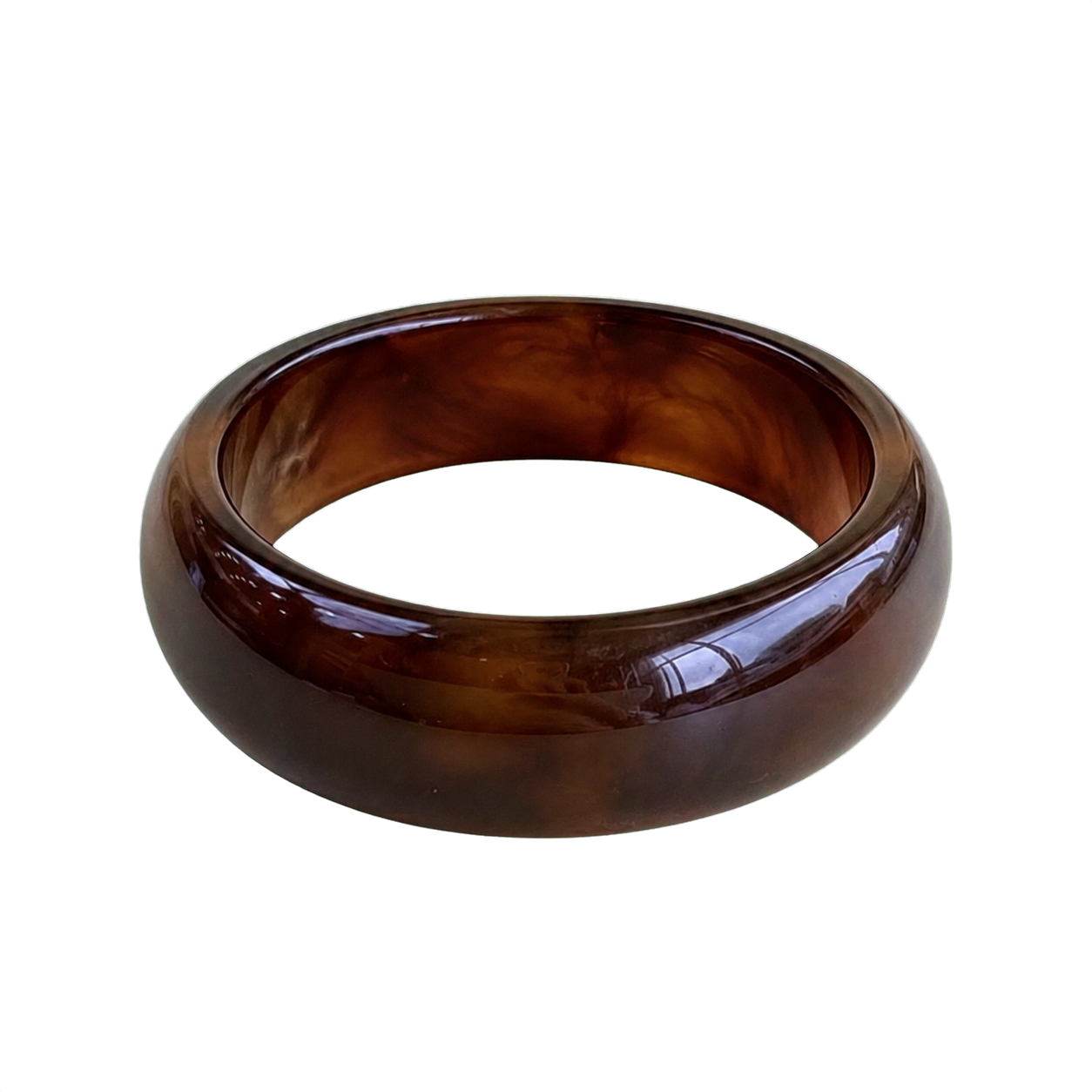 Savvy Chunky Brown Bangle