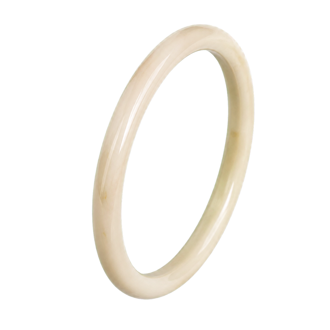 Savvy Thin White Bangle